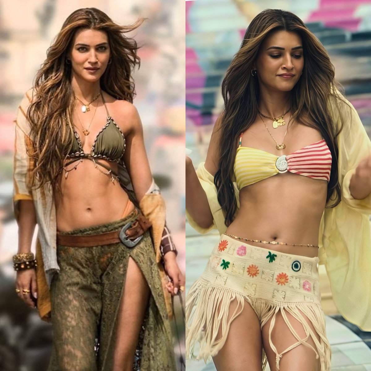 SAMTHEBESTEST_'s tweet image. "Honestly, during #Cocktail2, it was the only time when I was on a very strict diet and a consistent workout routine. And for the first time, I followed a calorie deficit diet, which had never happened in my life" - #KritiSanon 🔥