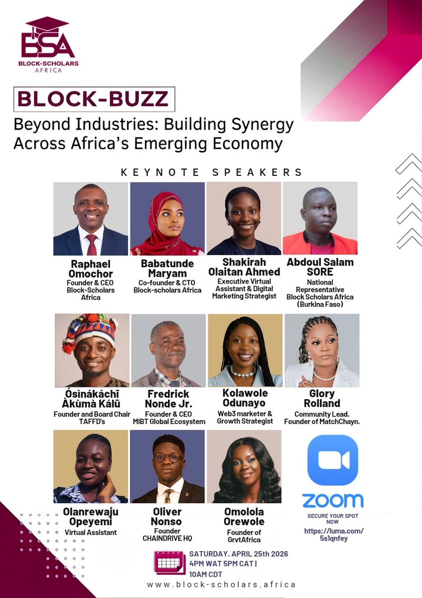 Africa’s future is built through collaboration, not in silos.

Join us for an insightful webinar on:
“Beyond Industries: Building Synergy Across Africa’s Emerging Economy.”