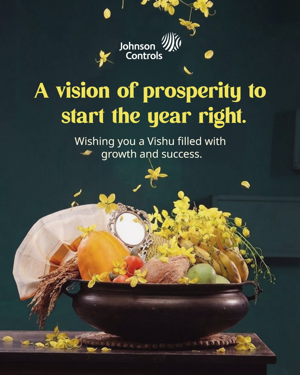 TycoSecurityInd's tweet photo. As Vishu marks the beginning of a new year, it brings with it a sense of renewal, prosperity, and positivity. Let’s welcome the year ahead with clarity, gratitude, and hope. May this auspicious occasion inspire growth and new beginnings in every step forward.

#HappyVishu https://t.co/XMen0fTkZk