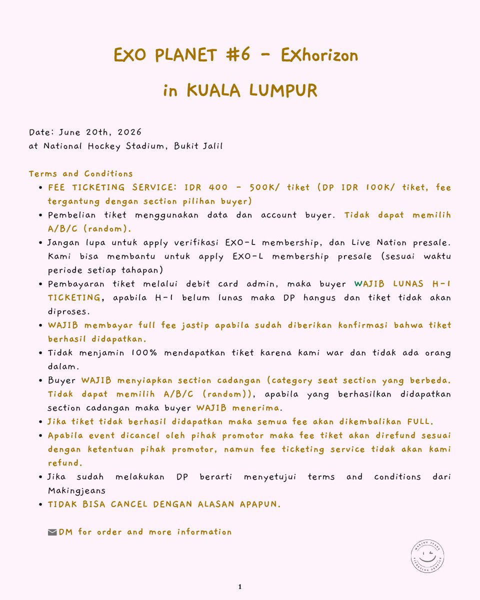 Soo /Jastip Ticketing Sevice Enhypen Seoul tweet media