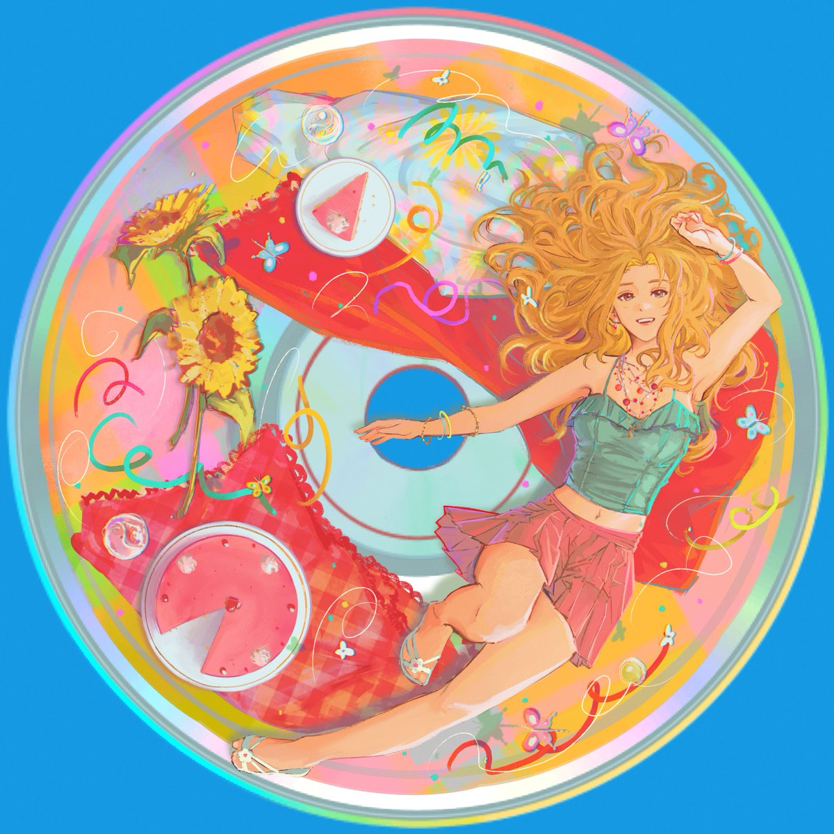 Happy Spring 14th! Otherwise known as the birthday of Haley from Stardew Valley! 

Drinks at mine to celebrate (this was beyond rushed lol)