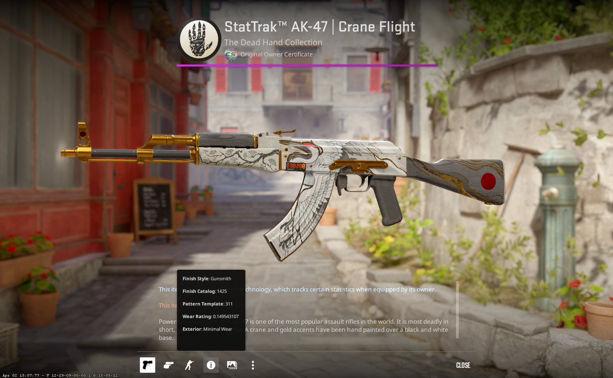 SorryStrike2's tweet image. TAKING TRADE OFFERS ON THIS ONE! 

StatTrak Crane Flight Minimal Wear 

#cs2skin #cs2trade #skins #cs2