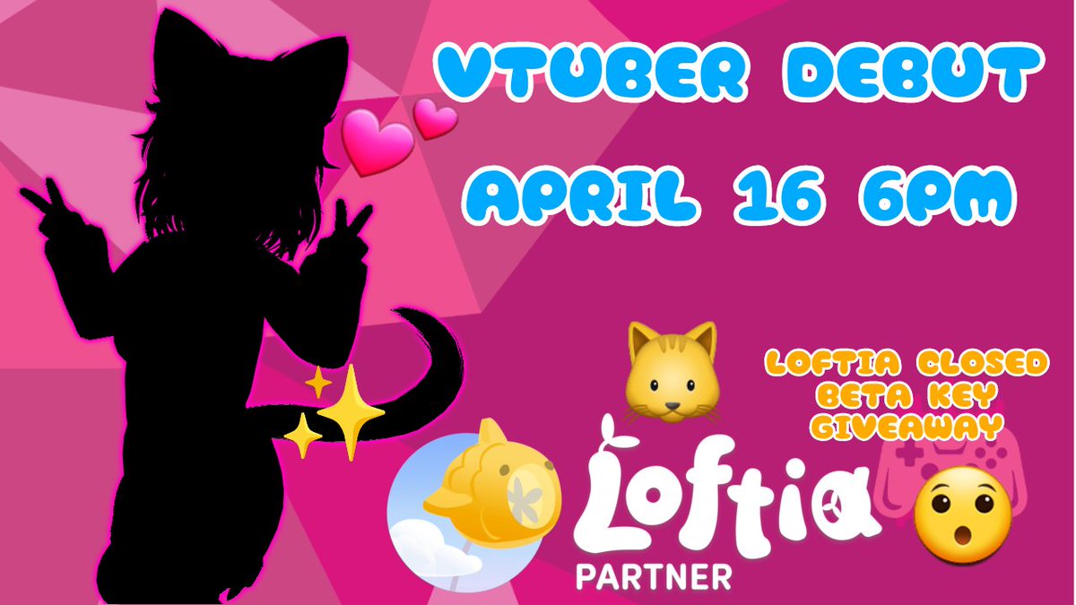 GirLystheGamer's tweet photo. Will make an official Vtuber debut of my model this April 16 at around 6pm ast on the purple app 💜 Thanks @EruSirei for my cute model ✨️ Going to also do other Loftia closed beta key giveaway. So better follow me there for a chance to win, link on my bio! #LoftiaBetaGiveaway https://t.co/8PsVnvsEOP