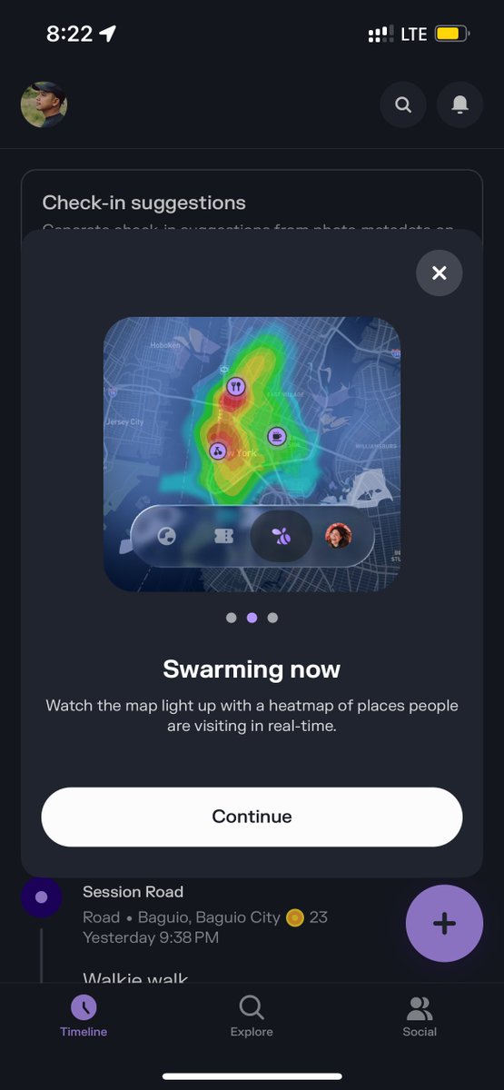 albertowz's tweet photo. What a surprise! @SwarmApp has something up their sleeves! Recent updates are awesome. But this time, awesomerrr! All the while, I miscounted my countries &amp; territories. I got corrected today! Travelers, now’s the time to i join and keep swarmin’!!! https://t.co/ZWscP6WlA3