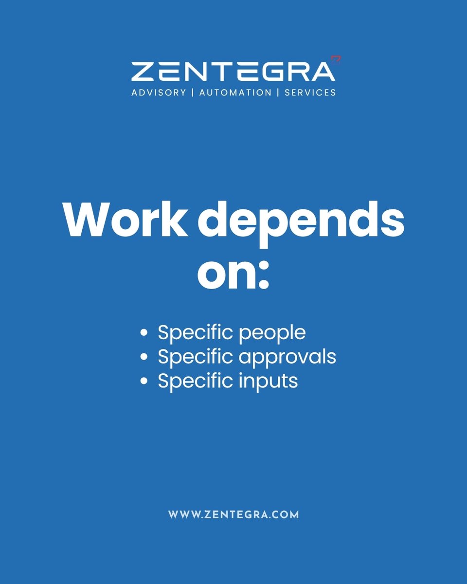 myzentegra's tweet image. The more your work depends on others, the slower your business moves.

#WorkflowEfficiency #BusinessSystems #Automation #Leadership #SMBGrowth