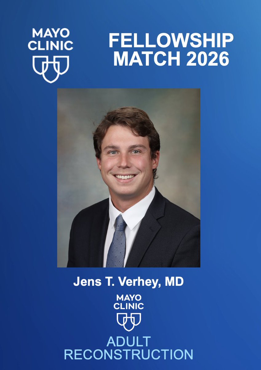 MayoAZOrtho's tweet photo. Congratulations to our PGY4s on their match day! We are so excited for you all! https://t.co/QNAd7QQRhR