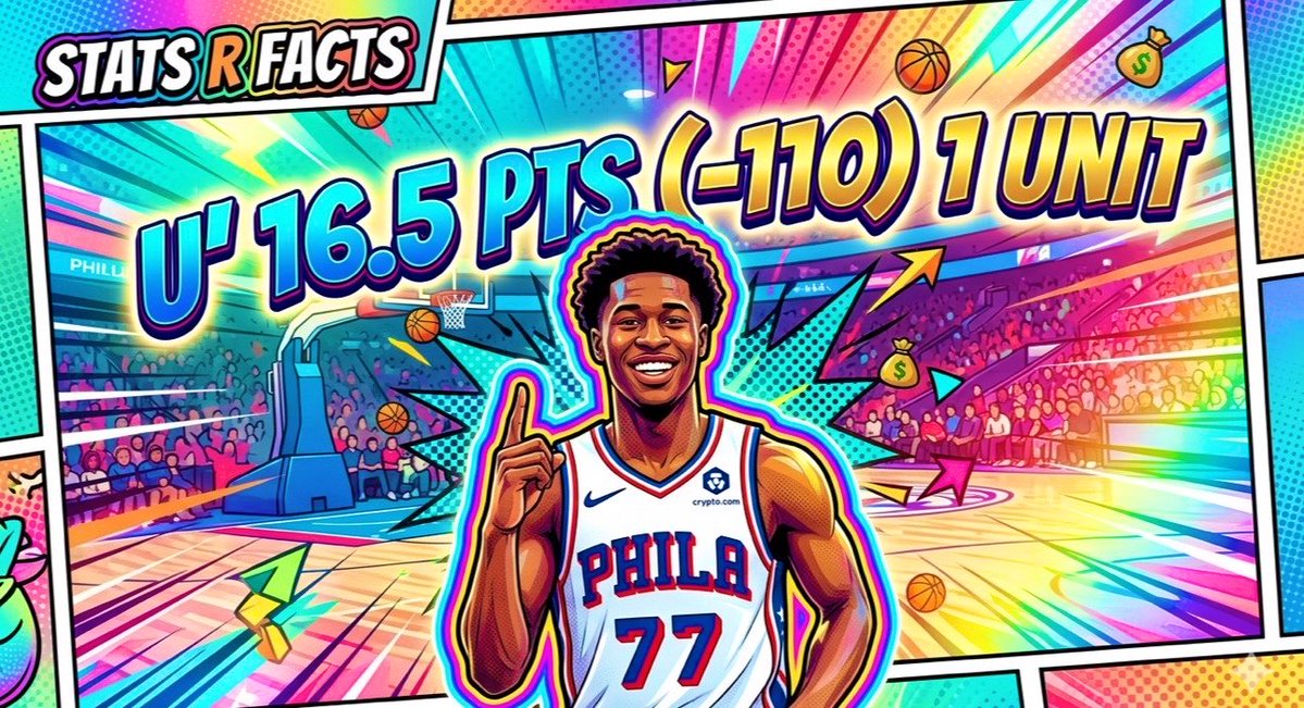 #NBA April 15th (Play #1)

🚨TRUST THE UNDER TODAY🚨

🌟V EDGECOMBE - UNDER 16.5 PTS
🏷️(-110)
📚(BET365)
🎮(#OrlandoMagic @ #76ers)

LEAVE A ❤️ IF TAILING + HYPED!
———————————————————
First of all, Edgecombe has gone UNDER this line in 7/8 homes games with a HEALTHY 76ERS TEAM