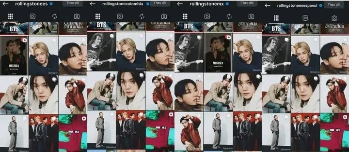ThuThaoth5's tweet photo. We have noted the omission of #V's individual cover on your Instagram page and request professionalism in response to this matter. We demand equal representation and the respect that all 7 members deserve.
@RollingStoneMX
@RollingStoneCol
@RollingStoneES
@rollingstoneEE https://t.co/eCp8onKBsN