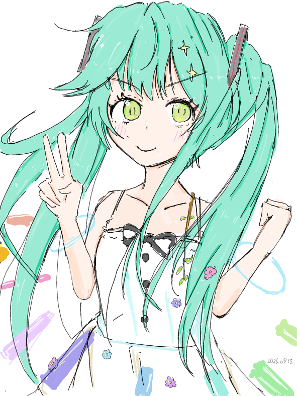 bunta_art's tweet photo. 絵チャありがとうございました！
#rkgk #絵チャ #初音ミク #FA #絵柄が好みって人にフォローされたい https://t.co/pm4WcIWGLd