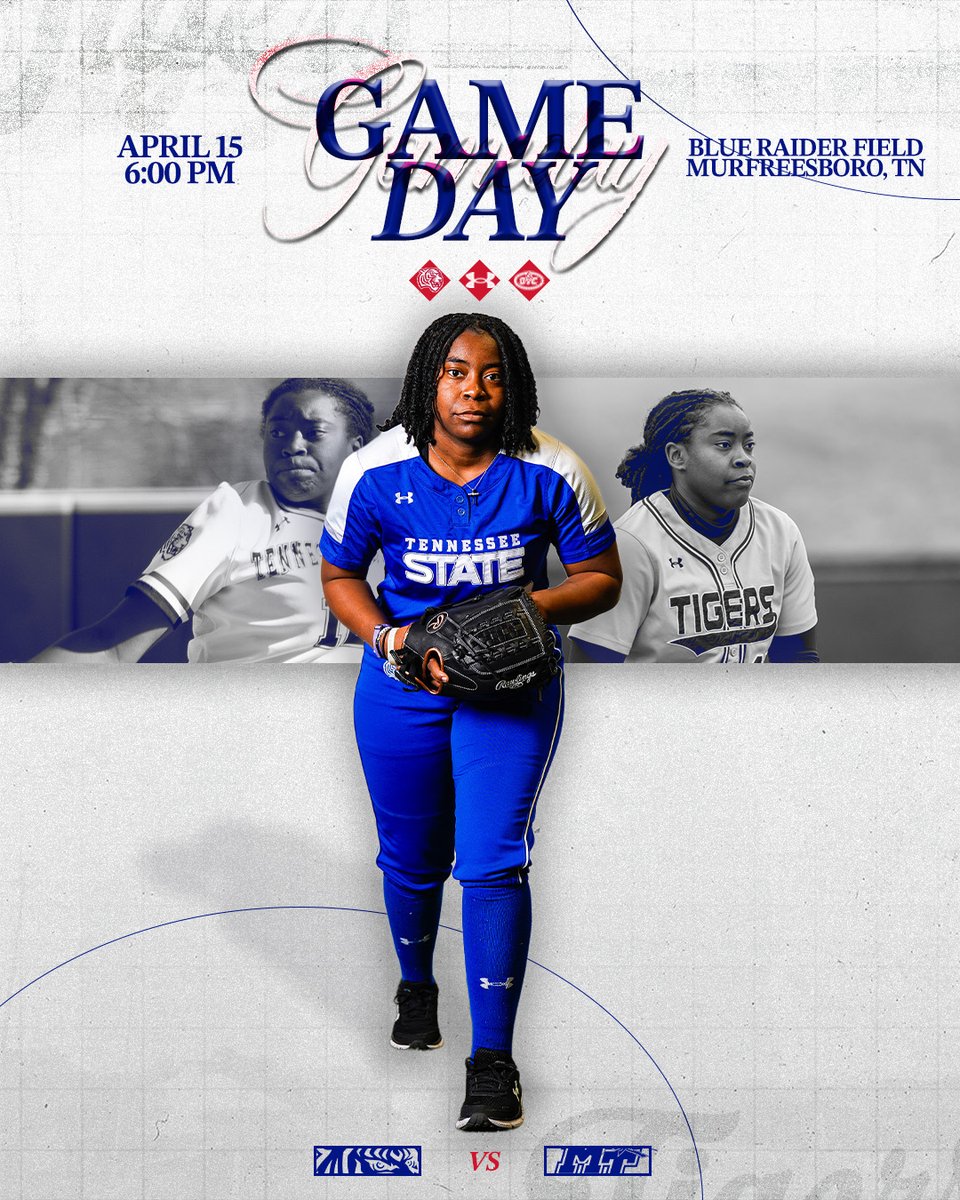 TNStateSoftball's tweet image. 𝙂𝘼𝙈𝙀 𝘿𝘼𝙔

Tigers take on the Blue Raiders in a mid-week showdown!

🆚 Middle Tennessee State
📍 Blue Raider Field | Murfreesboro, TN
🕐 6:00 PM 

#RoarCity x #WhyNotUs