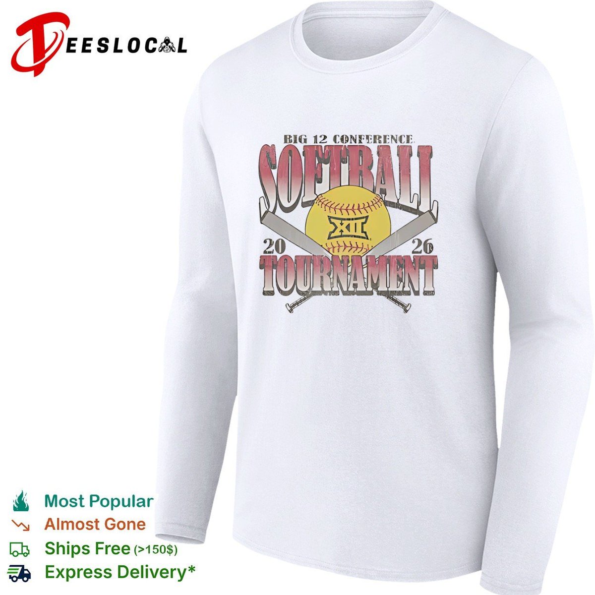 teeslocalcom's tweet image. Softball season heat ⚡ Big 12 vibes.
 teeslocal.com/product/big-12…
#Softball #Big12 #SportsStyle #StreetwearStyle #GameDay #CustomApparel