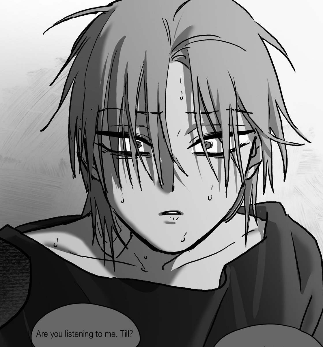 His hair is long again