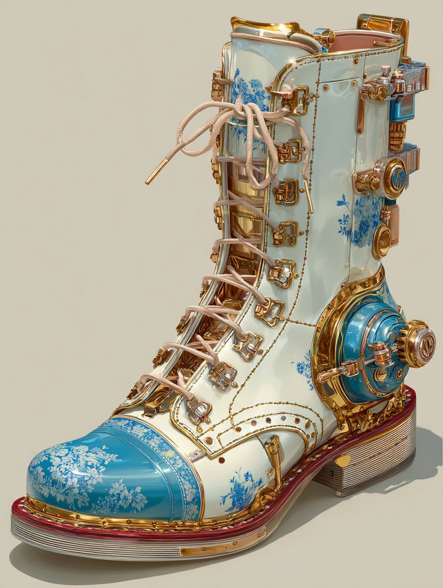 phokuinc's tweet photo. Doc Martens if Marie Antoinette ran the factory. Neo Baroque Urban Steam Punk! #steampunk #NeoBaroque https://t.co/dSQyUVw9hm