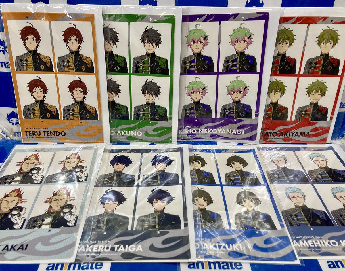 グッズ入荷情報】 「アイドルマスターSideM」 ・証明写真風ステッカー