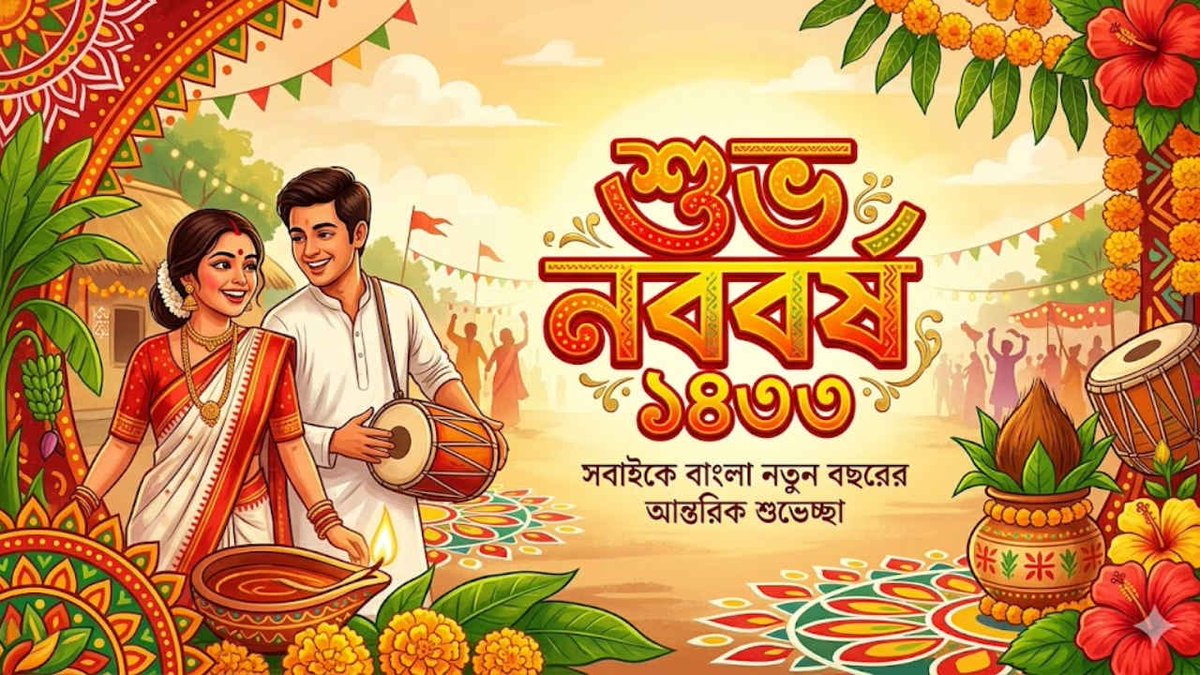 Bengali New year ki hardik shubhkamnaye.....