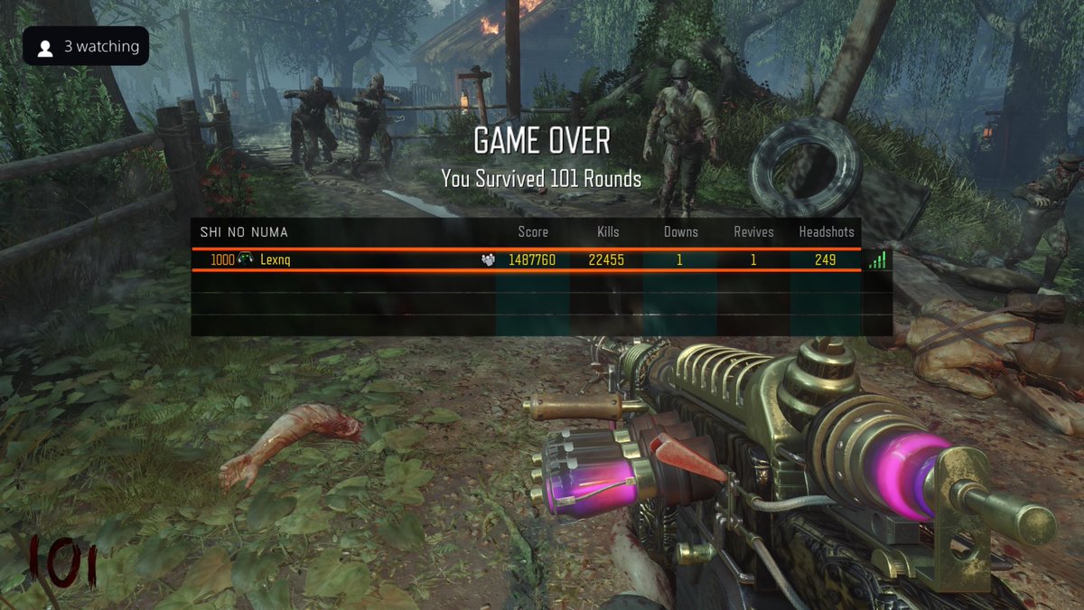 Lexnqs's tweet image. SHI NO NUMA ROUND💯 DONE 

10hrs+

#zombies #bo3 #chronicles #shinonuma