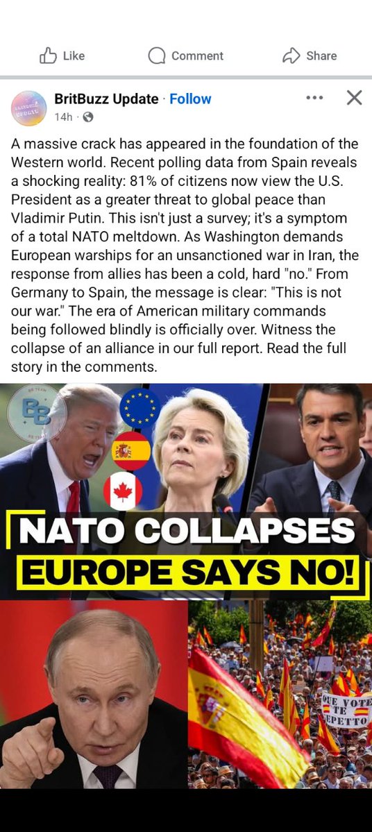 Europe now sees Trump as a greater threat to Europe, than Putin.