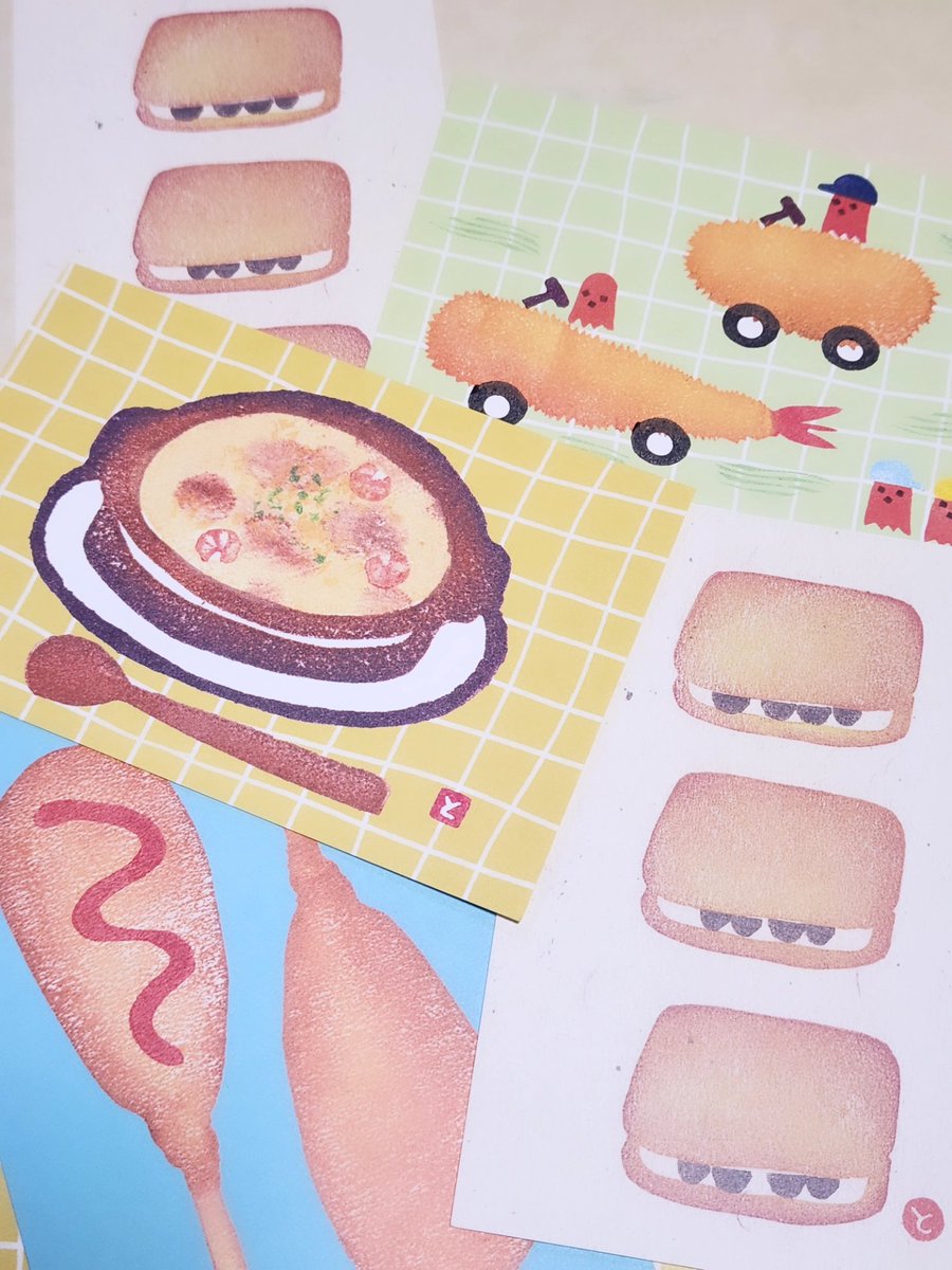 4/18,19浅草にゃんだらけ出店_とみこはん✍️食べて旅する消しゴムはんこ tweet media