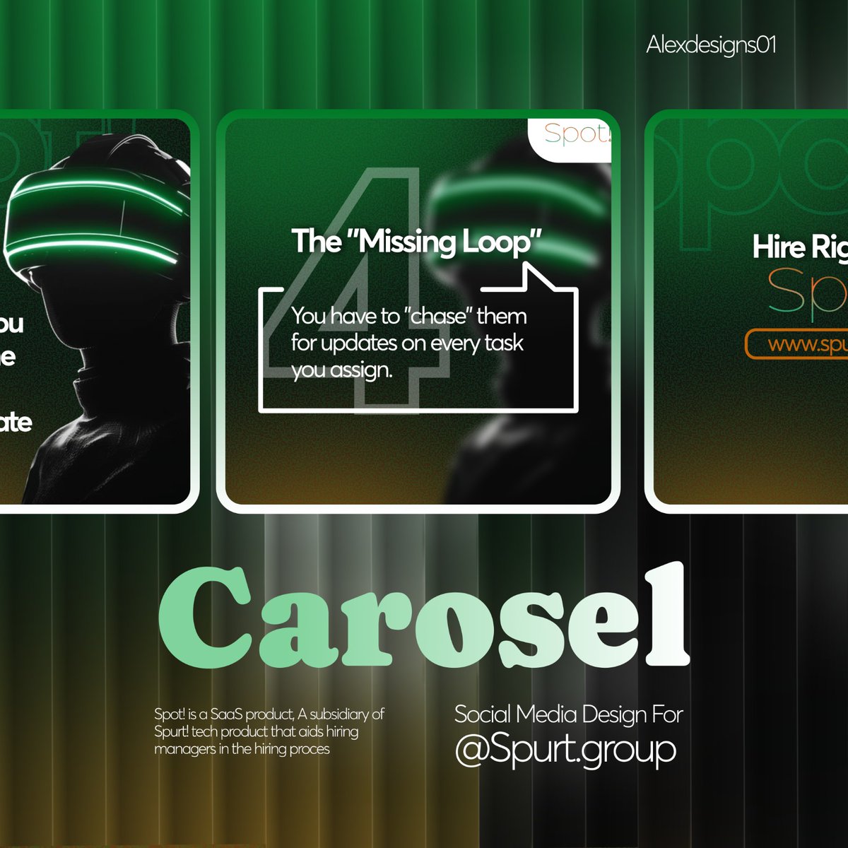 AlexanderO55343's tweet image. Carousel design for promoting spot!, a subsidiary of @spurtxtools 

#design #flyersdesigns #carousel #promotionservices #fypシ