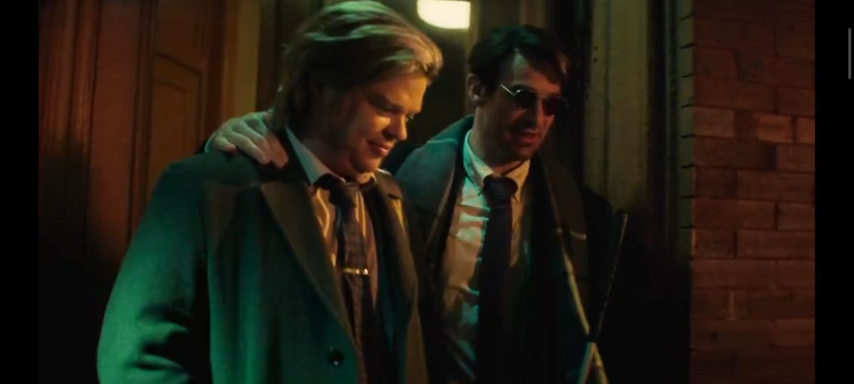 “what are we celebrating?”
“mercy” 

FOGGY is the antithesis to fisk's avtf and the "cleaning up" of new york. how those incremental improvements for the greater good mean a lot more for the little guy who's been through a lot. foggy… you are so instrumental to who daredevil is