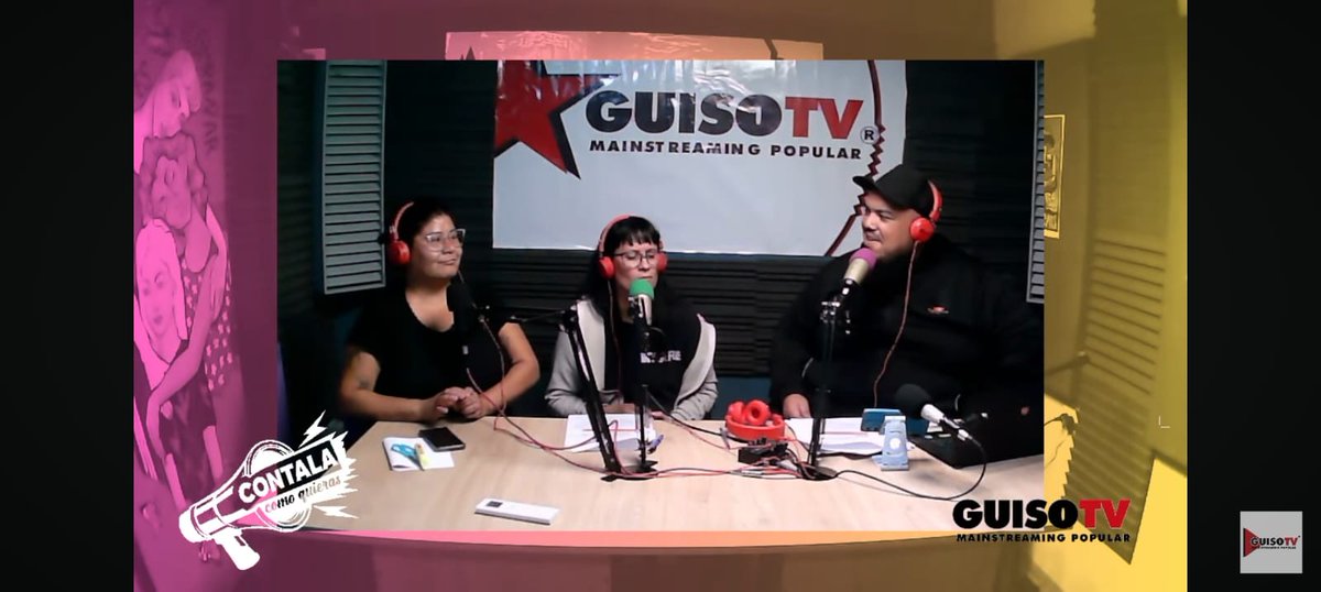 GuisoTVOficial's tweet photo. Contala Como Quieras con Lorena Giorgetti y Ángel Benìtez Tu programa informativo y de reflexión desde el conurbano para el mundo! Todos los Lunes de 18 a 19:30 hs. Operador: Ignacio Morínigo https://t.co/ukjUy4DaEy 
Produce: @plantarbandera/ https://t.co/WijKLRoKDc… https://t.co/Zq0lGxH6gh