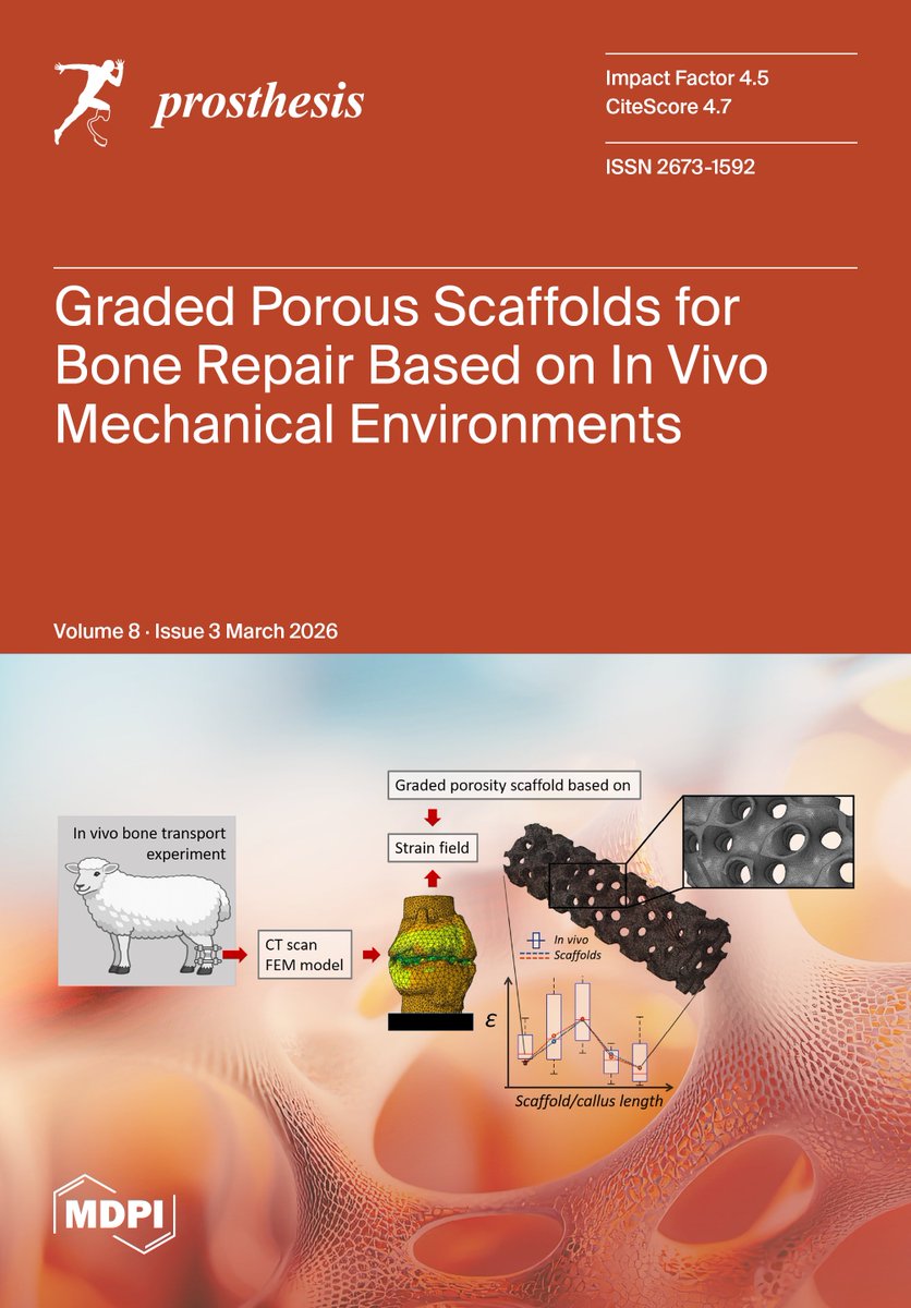💌#Issue_Release Welcome to reading! Explore the latest issue released in Prosthesis.

🔎Read the full issue here:brnw.ch/21x1BmP

Stay ahead in your field by following the latest advances and trends. 
#Prosthetics #Academic