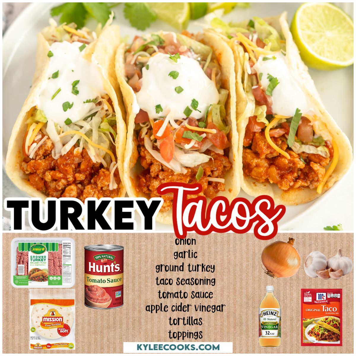 kyleecooks's tweet image. One skillet. 30 minutes. Everyone builds their own and suddenly I'm the most popular person in the house. Ground Turkey Tacos. #GroundTurkeyTacos #FamilyDinner #kyleecooks kyleecooks.com/ground-turkey-…