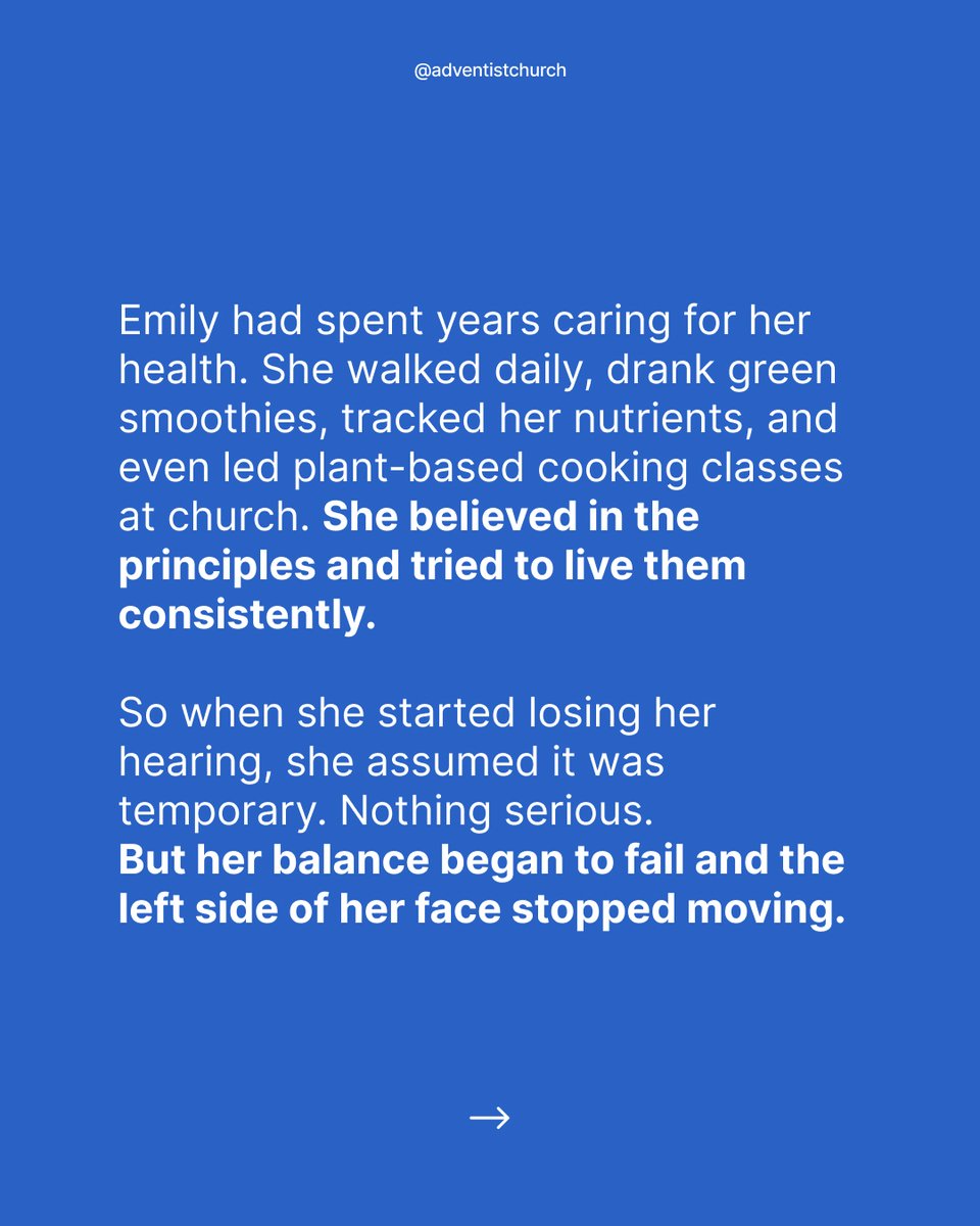 adventistchurch's tweet image. Sometimes the miracle isn’t that God takes it away. It’s how He carries you through it.

If you’d like to read Emily’s full story and see how she found hope in the middle of it, comment MIRACLE and we’ll send you the link.
