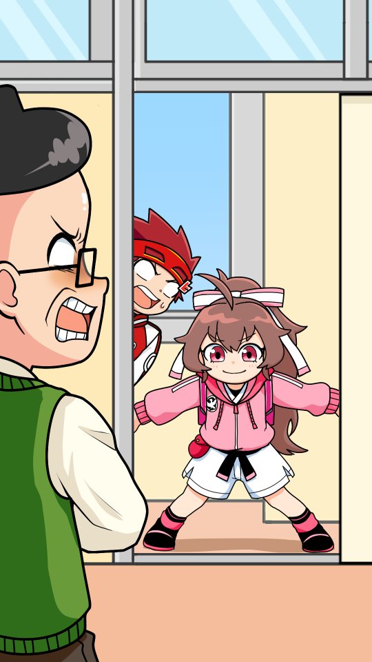 🗒活動報告 

ヒロ「やべぇ！遅刻しちまった！！って他のみんなも遅刻してる！？」
しげ男「皆さん廊下に立ってなさい！！！」

▼動画はここから！
youtube.com/shorts/l15UniM…