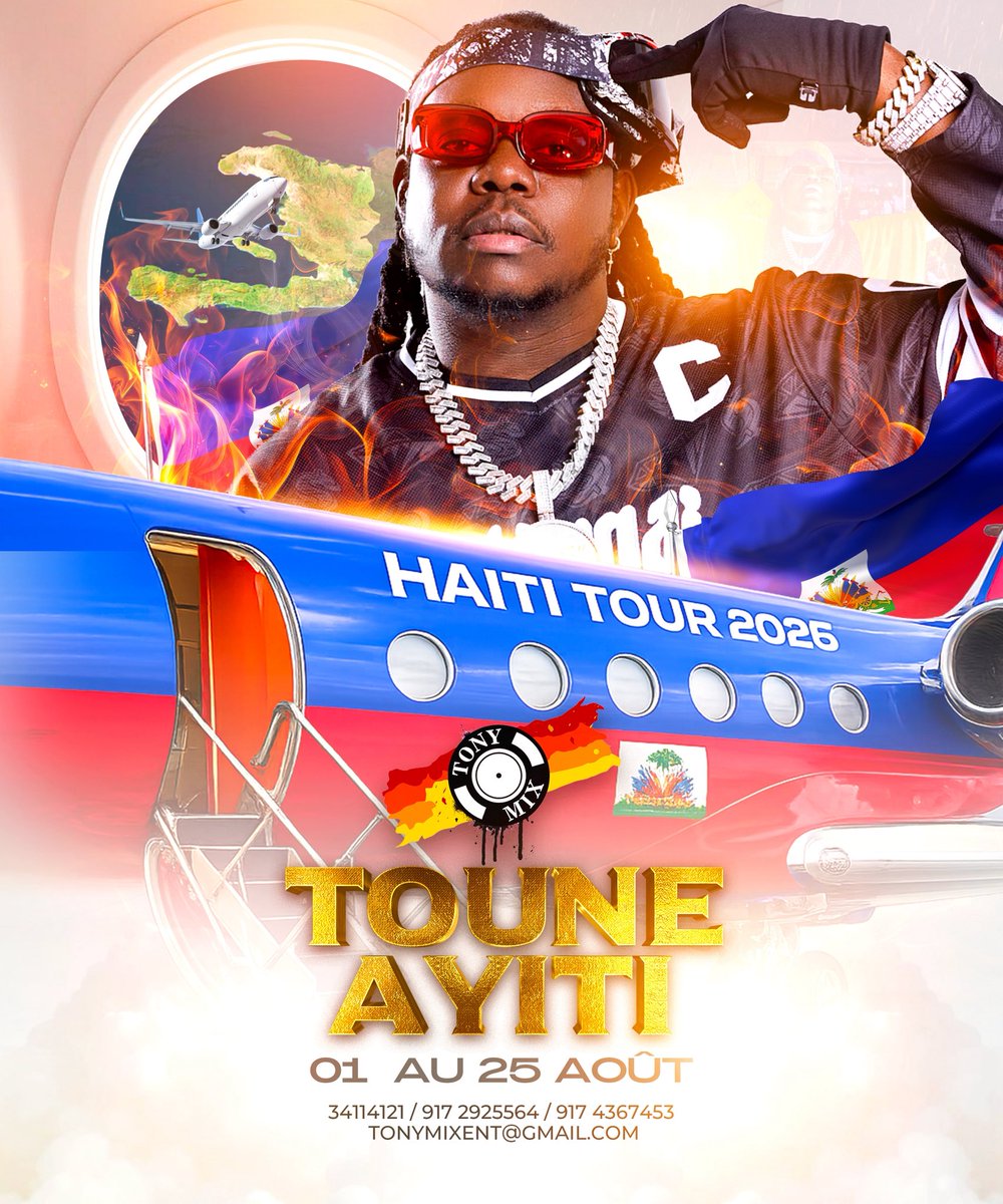 Tonymixhaiti's tweet photo. 1 AU 25 août toune🇭🇹 https://t.co/jbM0Quqtje