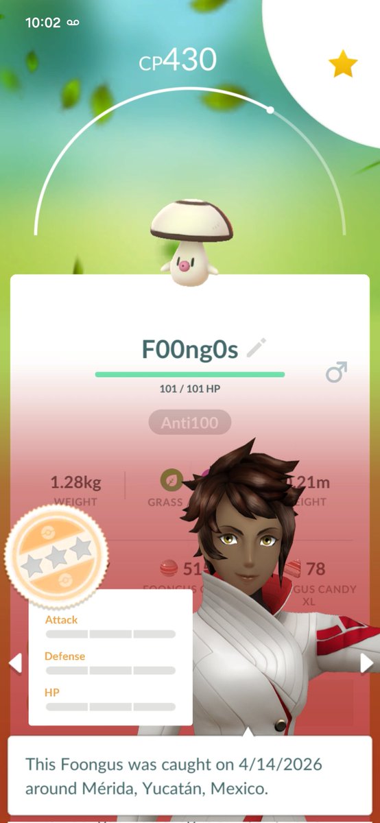 DidXuffi's tweet image. Polos opuestos! 😮 primera vez que en el mismo día me salen ambos.
#PokemonGo
#Hundo
#Nundo