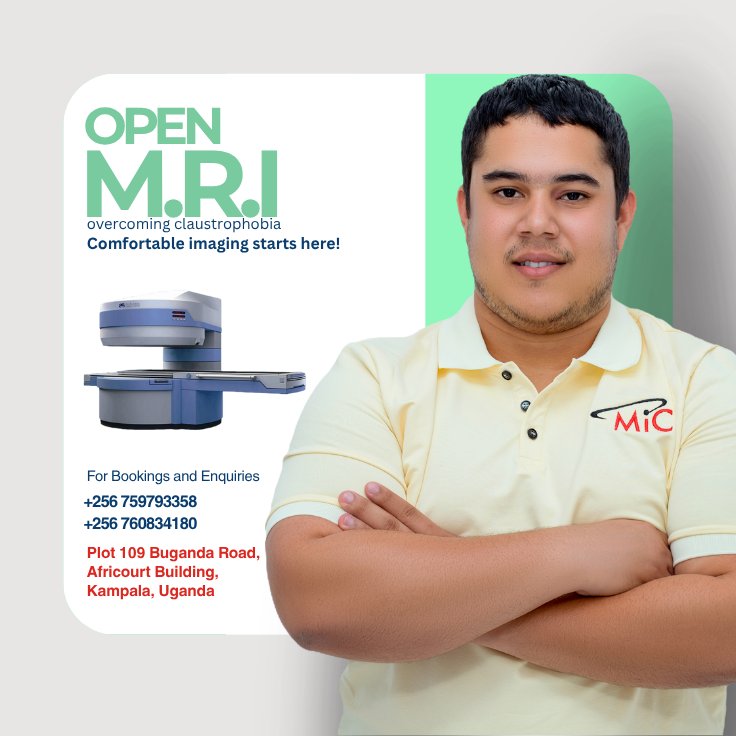 MedImagConsUG's tweet image. Claustrophobic? Not here. Experience comfort with our Open MRI at M.I.C.
#healthcare 
#medicalimaging 
#medicalimagingconsultants