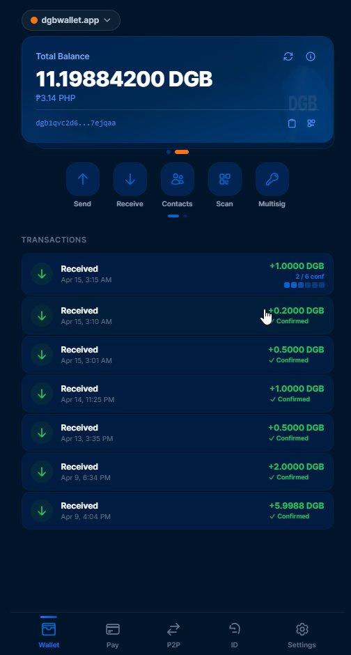 DennisOragon's tweet image. Most wallets make you wonder if your transaction went through. 📦⛓️

DGB Wallet now shows real-time block confirmations — watch it go from 0 to 6 live, one block at a time

~45 seconds for 3 confirmations. That's it.

try it: dgbwallet.app

#DigiByte #DGB #CryptoWallet