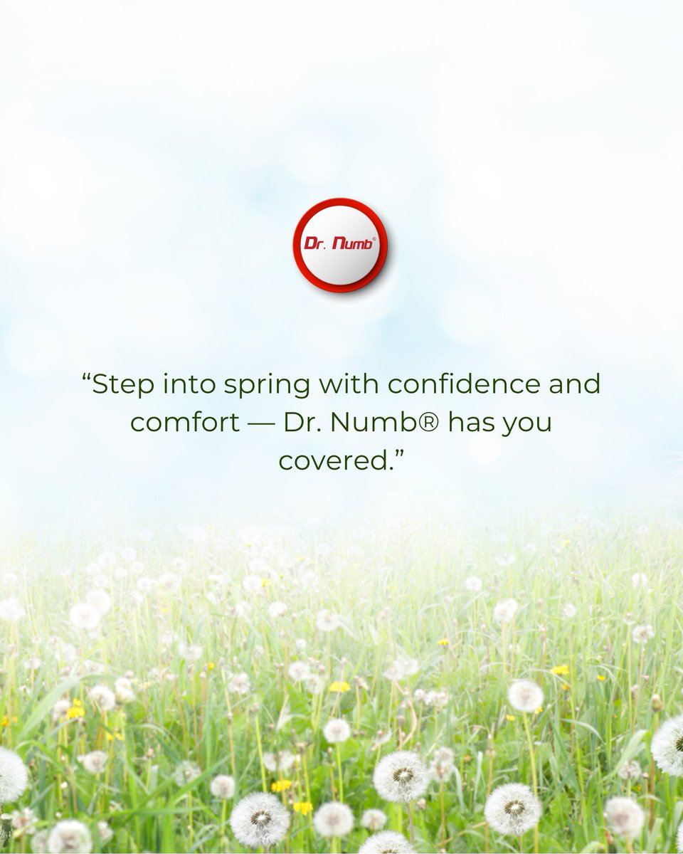 DrNumb's tweet photo. Confidence begins with skin that feels at ease.
 Take it one step at a time this spring.
 #ConfidenceInSkin #SpringRoutine #ComfortCare #SkinWellness #DrNumb #GlowNaturally https://t.co/hCRcItQ6PF