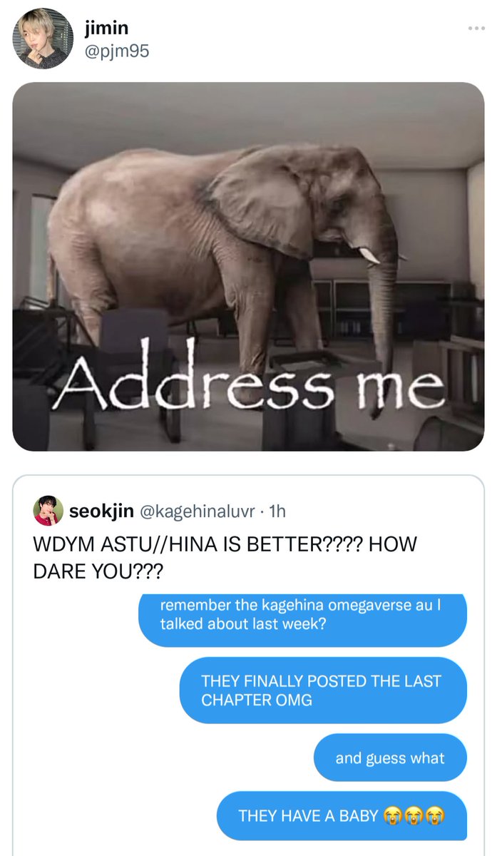 a #namjinau wherein —

seokjin has been messaging famous rapper namjoon about his favorite ship, thinking he wouldn't reply. 

until one day, he actually did.