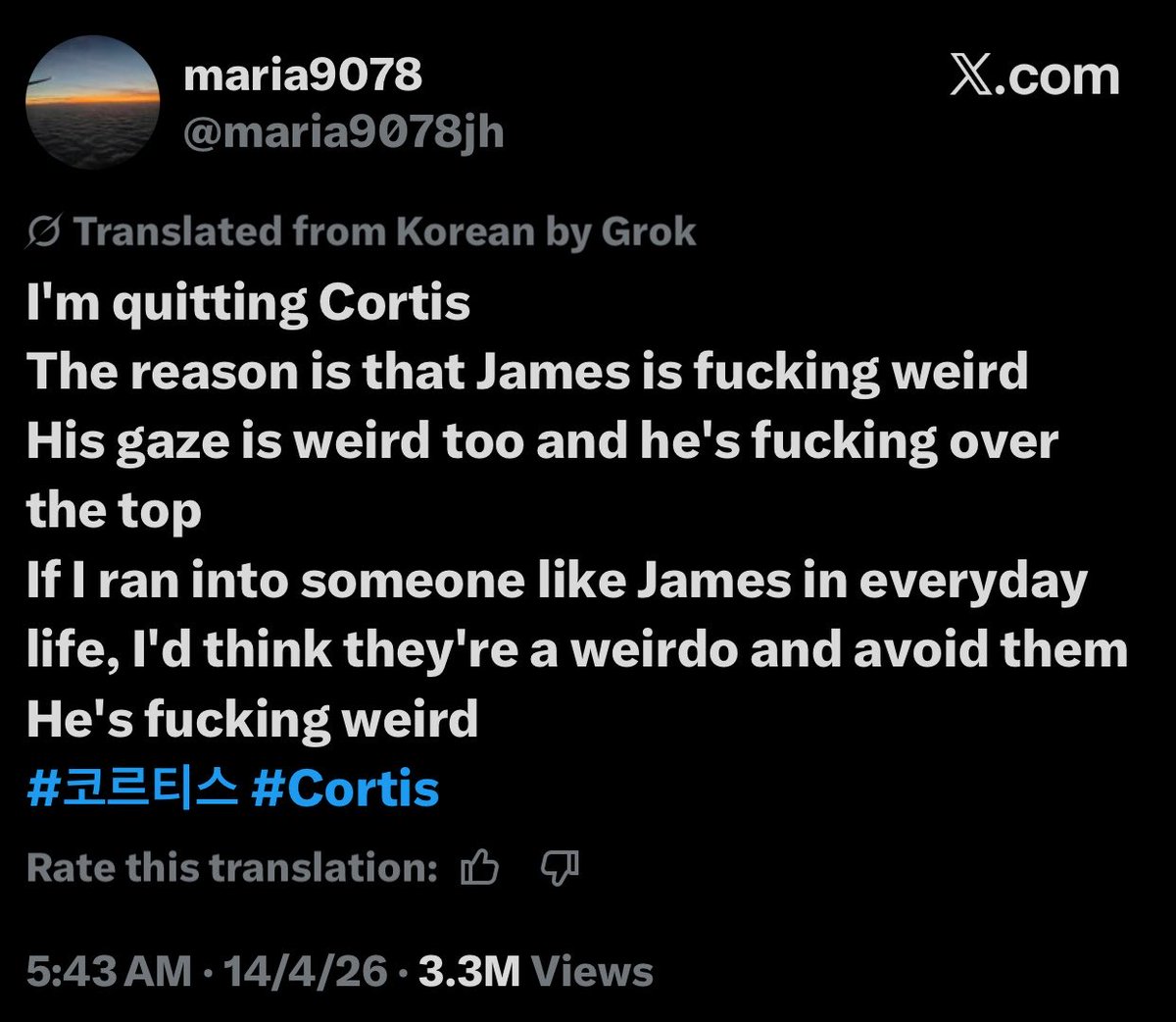 PROTECT CORTIS tweet media