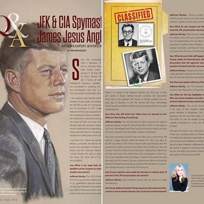 AvaRoosevelt's tweet image. Enjoy my Q&amp;amp;A about #JFK &amp;amp; CIA Spymaster James J. Angleton with JFK's expert, Jefferson Morley.

Merry Christmas!
Best of everything in 2019
Ava
EloquenceMagazine.com
theracingheart.com

#MerryChristmas #TheRacingHeart #EloquenceMagazine #PresidentKennedy