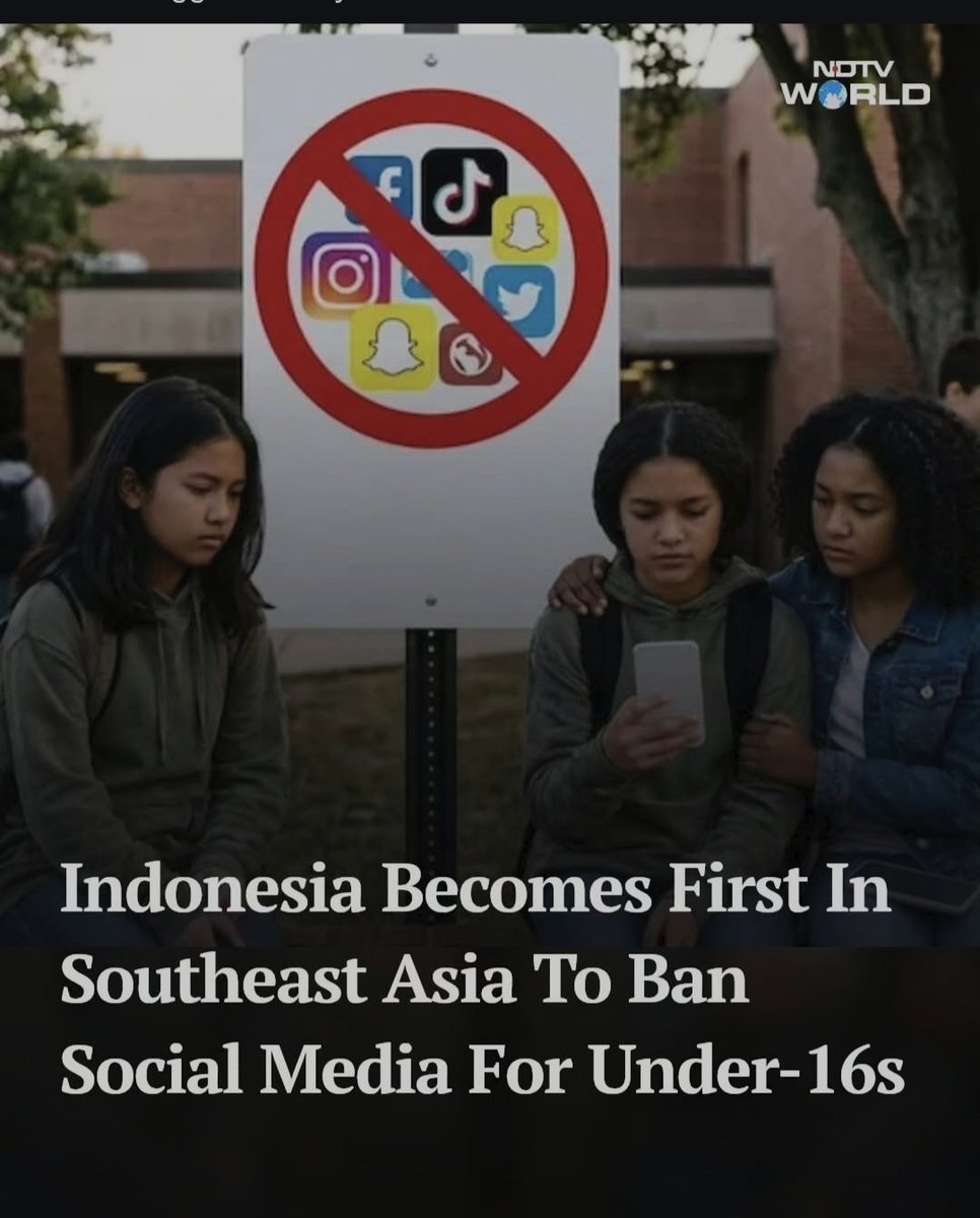 AkanchaS's tweet image. Come on India, let's do this! Kids don't need to be on social media. About time we brought this restriction.
#Children #CyberSafety #India