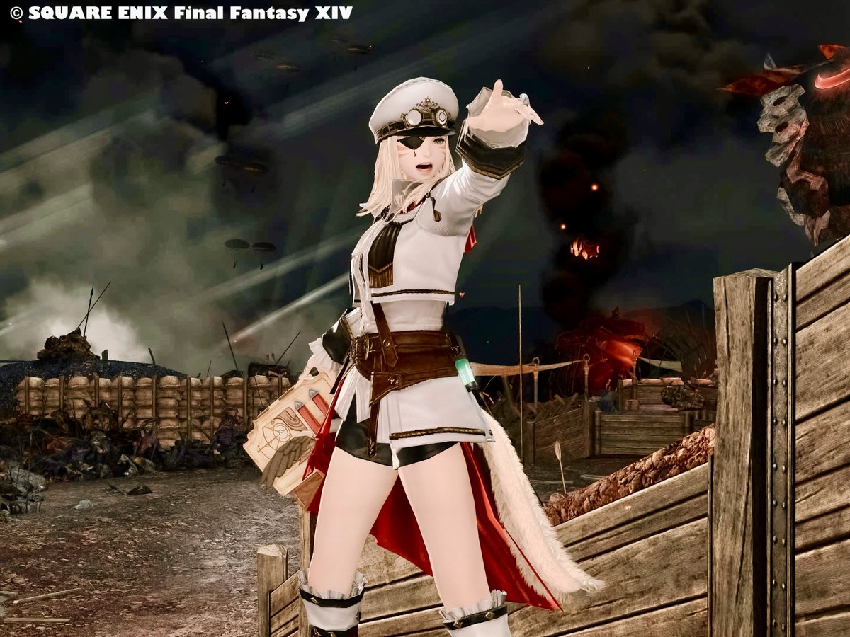 unakowa87's tweet image. 戦場で撮影したみたいな！
※アドバイスもあり、コメントの雑さについては開き直ったです(*´p`*)
#FF14 #ミコッテ