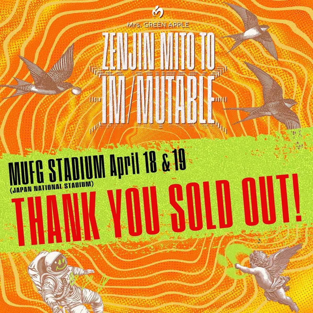 Mrs. GREEN APPLE tweet media