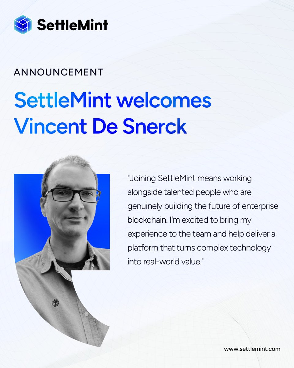SettleMint tweet media