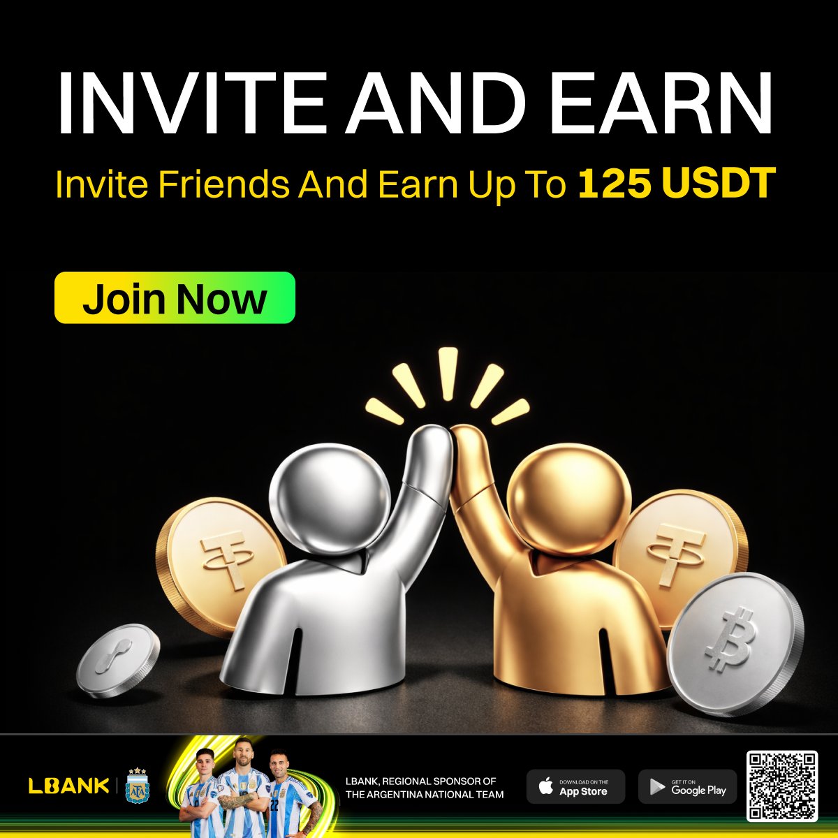 LBank_Exchange's tweet image. Invite. Earn. Repeat. 🔁

Up to 125 USDT per friend is on the table 💰
No cap on how many you bring in.

Your network = your edge.

Join now 👇
lbank.com/event-new/1000…

#LBank #Crypto #InviteAndEarn #PassiveIncome