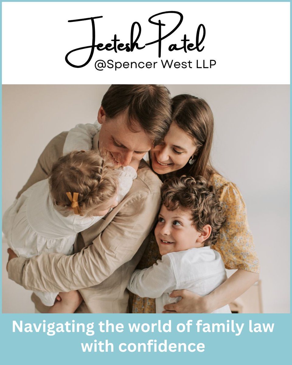 JeeteshPatel's tweet image. Empathy and Understanding: Navigating through family challenges can be tough. I am here to provide expert guidance and a compassionate approach to help you through these difficult times. #FamilyLaw #CompassionFirst