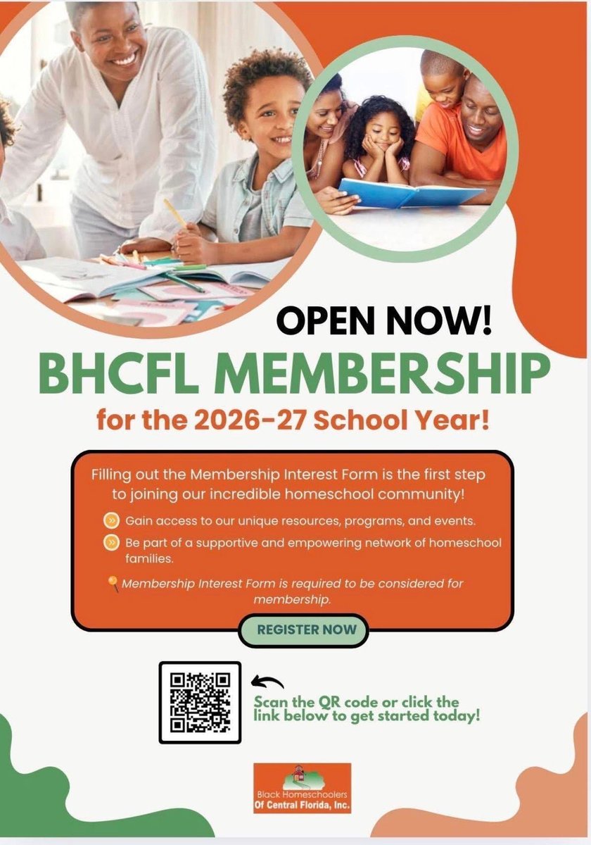 BHCFLStrong's tweet photo. Time is moving, and so is our enrollment window. ⏳

BHCFL membership for the 2026–2027 school year closes April 30th.

If joining BHCFL has been on your heart, now is the time to take action and secure your family’s place in our Village.

👉🏾Apply here: https://t.co/b8lwBe0aWt https://t.co/IVgo7PRQWV