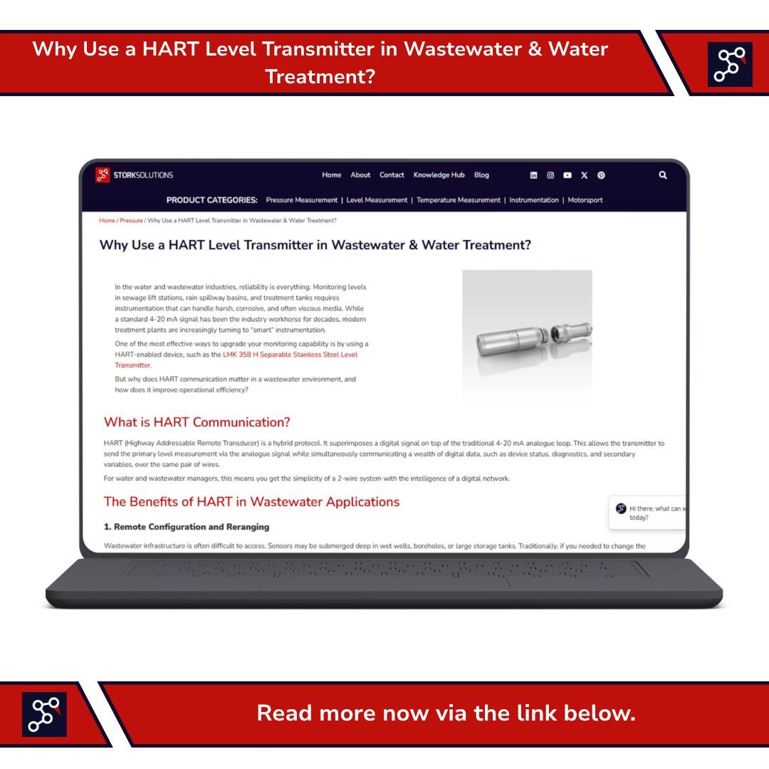 StorkSolutions's tweet image. Why use a HART level transmitter in wastewater?

HART overlays digital comms on 4-20 mA, so you get remote configuration, better diagnostics, and more stable readings in turbulent tanks, without changing the wiring.
🔗 stork.solutions/pressure/why-u…

#Wastewater #WaterTreatment #HART
