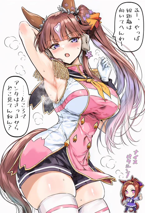 ラッキーライラック
(バクシンオー衣装)
※次は誰がいいかな?👀 