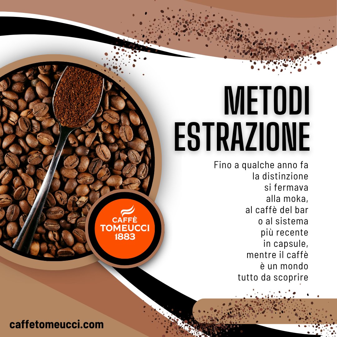 ⬇⬇ Metodi di estrazione ⬇⬇
caffetomeucci.com/metodi-di-estr…

☕ #CaffèTomeucci1883
🗺 Via della Stazione 9/11, Aprilia LT
📲 +39 06 92 70 40 37
🌐 caffetomeucci.com
📧 info@caffetomeucci.com

#CaffèTomeucci #caffe #caffè #espresso #cappuccino #bar #rome #italy