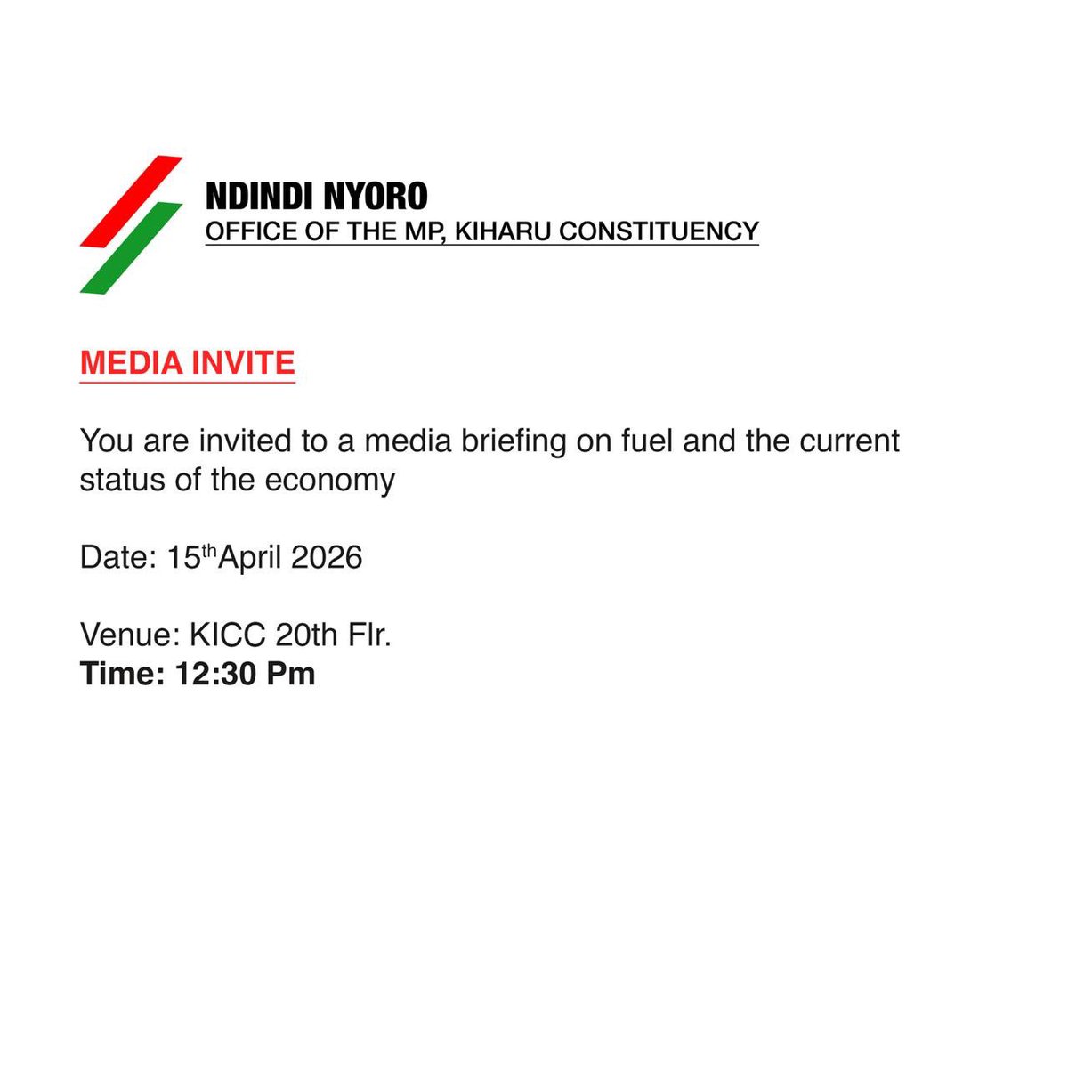 Ndindi Nyoro tweet media