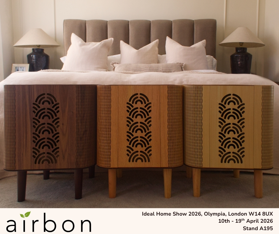 AirbonPurifier's tweet photo. Meet the Aura+ ✨

Available in three veneered wood: Linden/ Lime, Oak and Walnut

Pre-order now for delivery in June 2026 and save 25% on RRP, offer available till 30th April 2026.

#breatheairbon https://t.co/zCNKxcXQDJ