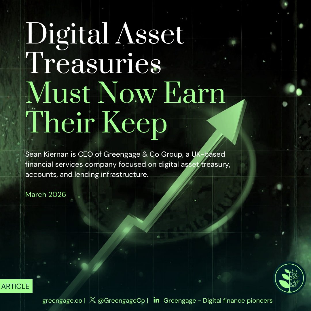 sidebar_bur's tweet photo. Buying BTC and calling it a treasury strategy is over.

Several listed companies now trade below the value of the digital assets they hold. The market is asking what these treasuries actually do.

Our CEO Sean Kiernan makes the case in @CoinDesk
#DigitalAssets #Bitcoin #Treasury https://t.co/MyFbzwgOsw